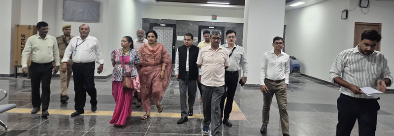 Bihar Tourism official team visits Ropeway system in Varanasi